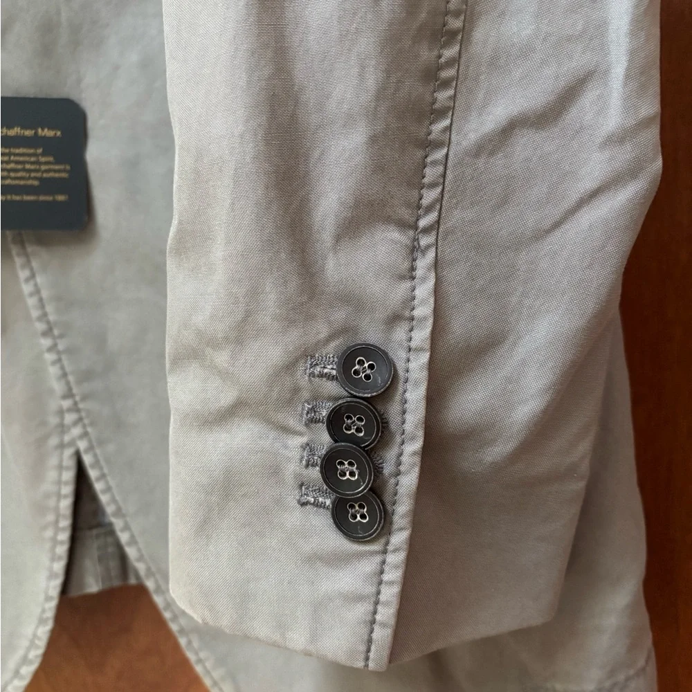 Hart Schaffner Marx Men's Blazer Made in Portugal 100% Cotton Size S